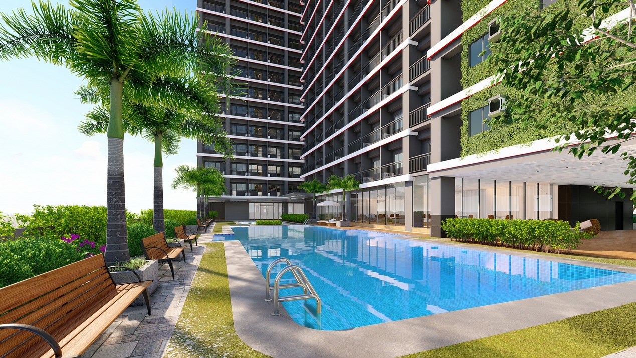 2 BR with balcony - Red Residences